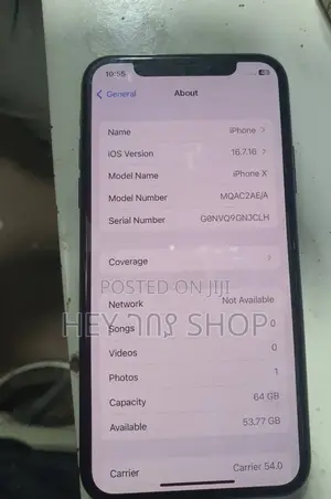Apple iPhone X 64 GB White