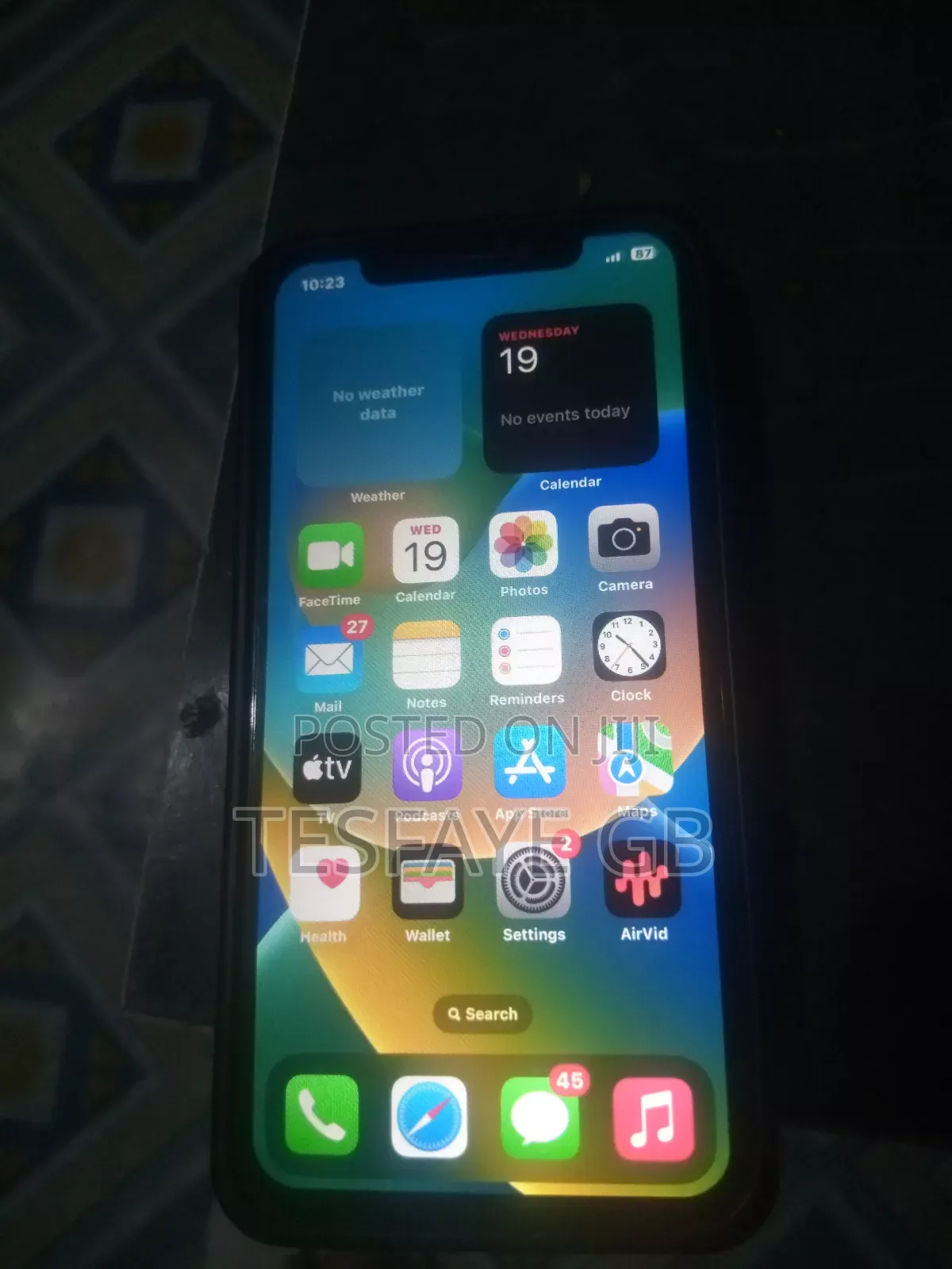 Apple iPhone X 256 GB Silver