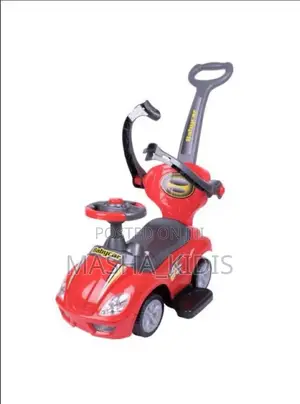 Mega Car 3-in-1, a Versatile Red Toddler Toy