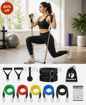 Full Body Fitness Resistance Band Kit