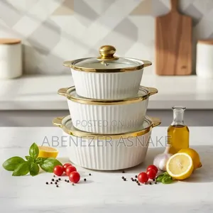 Porcelain Soup Pot 3 Pieces