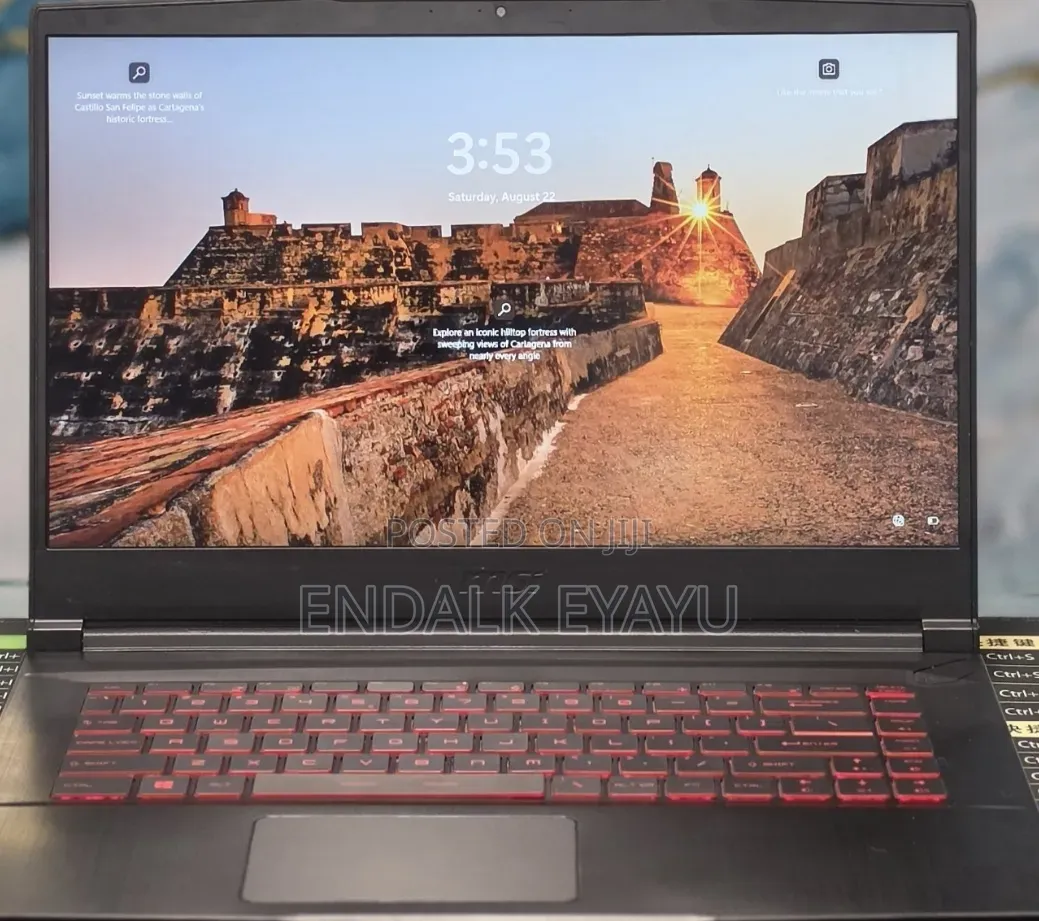 New Laptop MSI GF63 16GB Intel Core i5 SSD 512GB