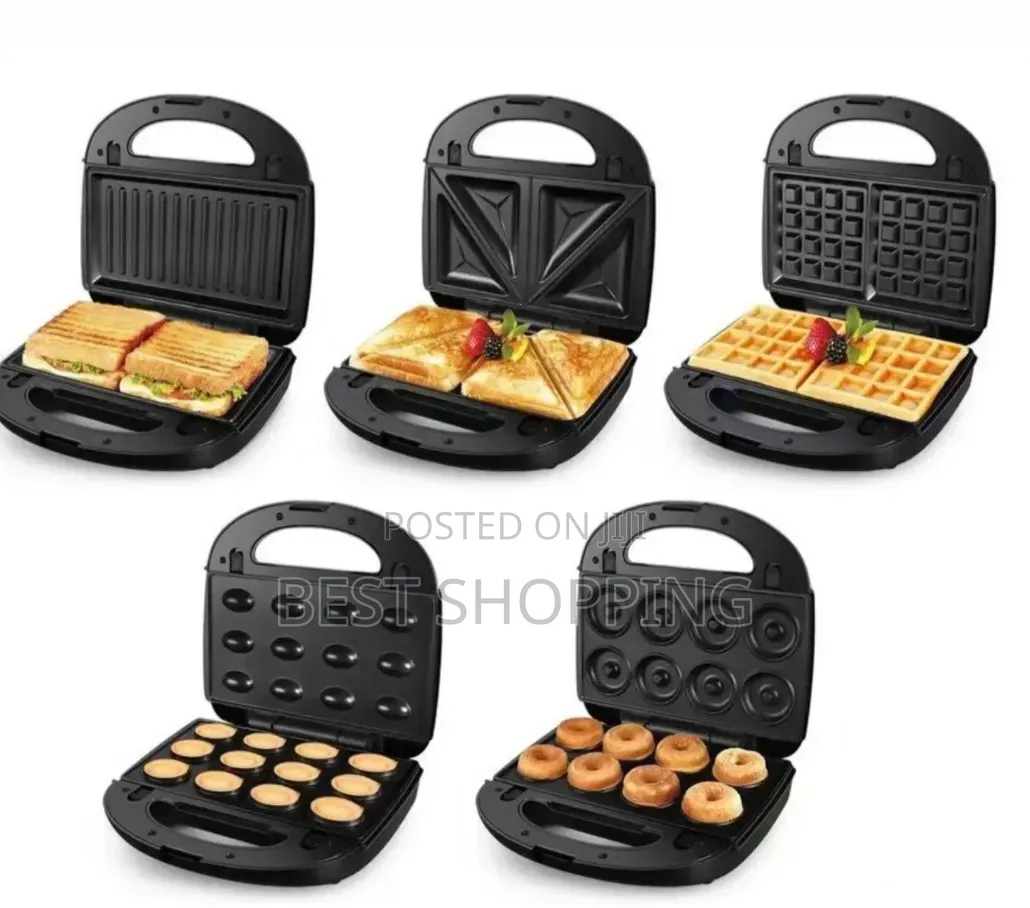 Sonifer 5 in 1 Snack Waffle Sandwich Maker