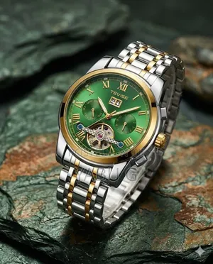 Tevise Luxury Men's Watch, Retro Carved ,Waterproof Hollow Men's