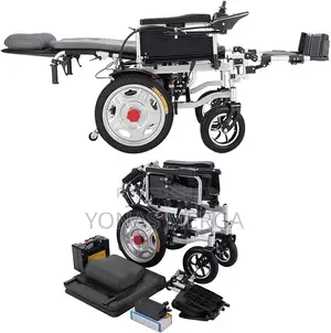 Reclining Electronic wheelchair弟谷Medicare Wheelchair Hot Sale Disabled