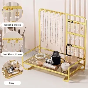Jewelry Rack Organizer የጌጣጌጥ ማስቀመጫ የመዋቢያ እቃችን ማስቀመጫ