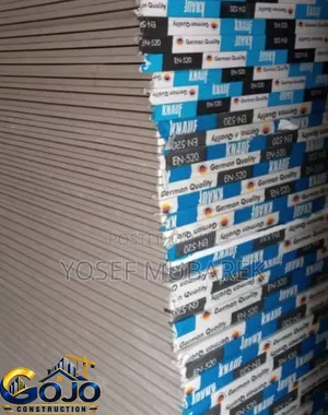 Gypsum Board 1.2×2.4m – ጥራት እና ለስራ ምቹነት