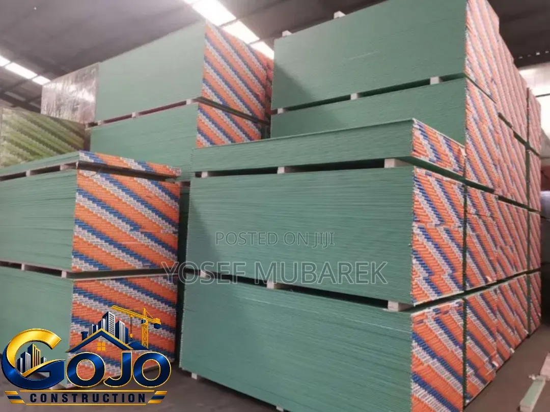 Gypsum Board 1.2×2.4m – ለCeiling እና Partition ስራ