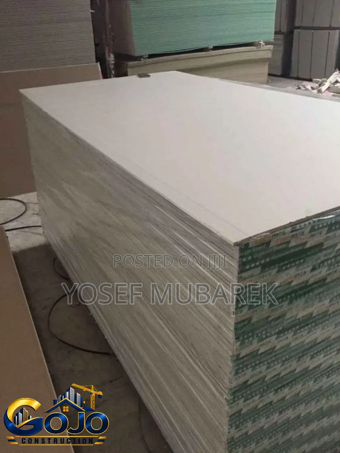 Gypsum Board 1.2×2.4m – Strong Quality, Clean Design