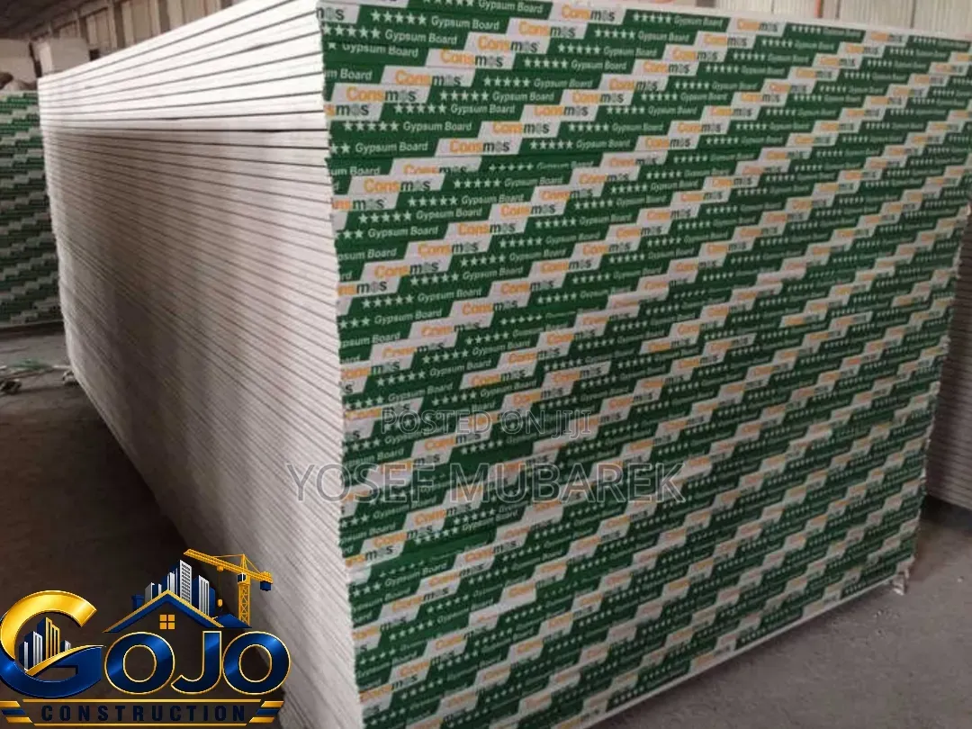 Gypsum Board 1.2×2.4m – ለInterior Decoration ምርጥ እቃ