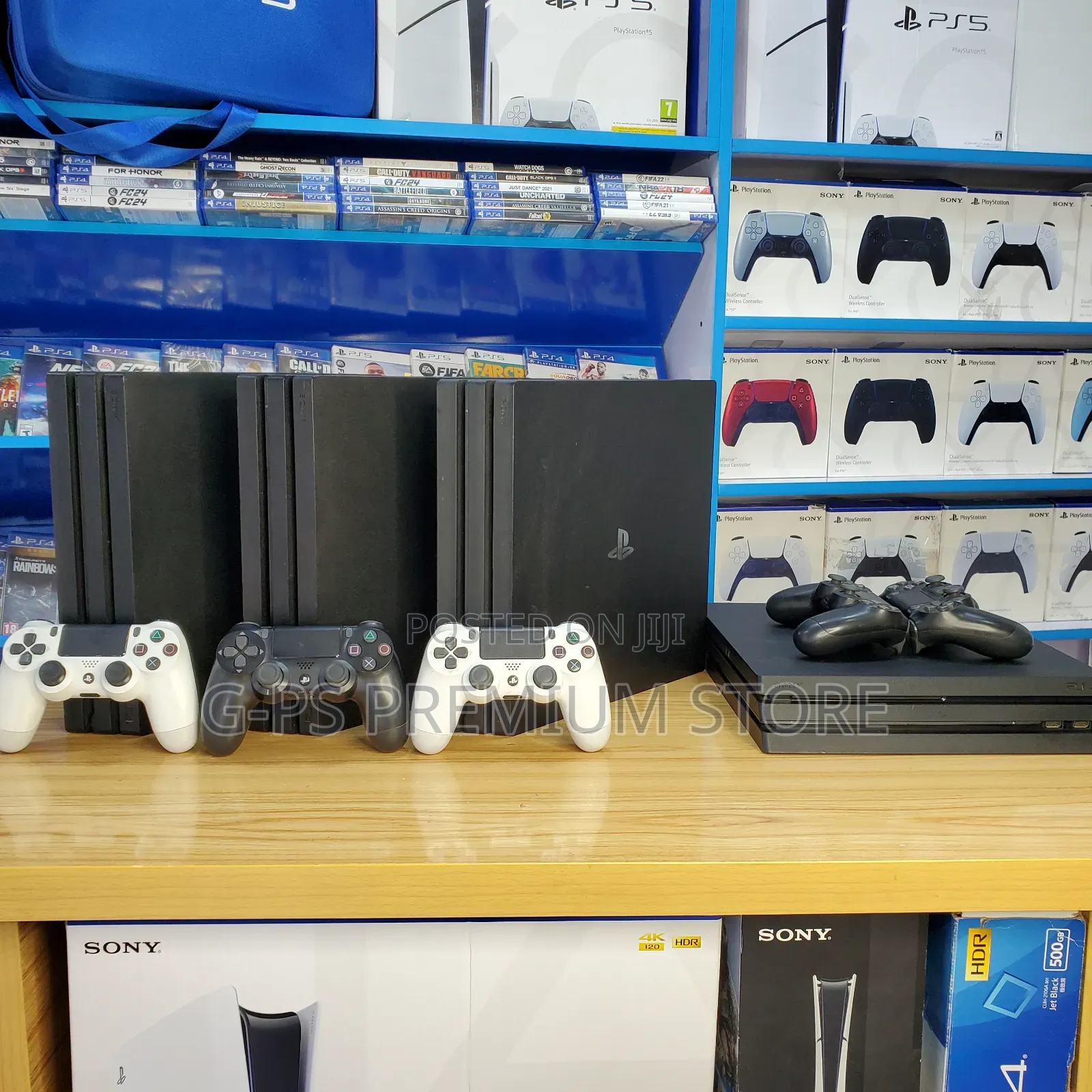 PS4 Pro Europe Used + 5 Games | Warranty