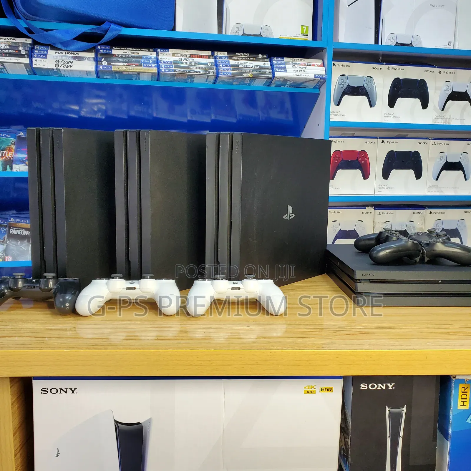 PS4 Pro Europe Used + 5 Games | Warranty