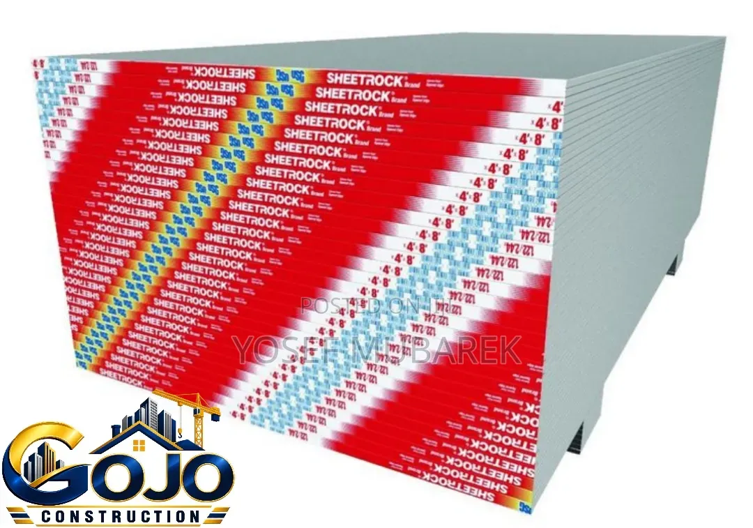 Gypsum Board 1.2×2.4m – ለStylish Ceiling እና Partition