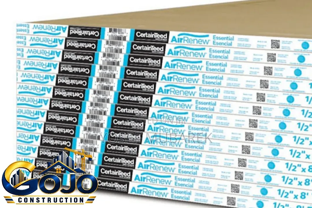 Gypsum Board 1.2×2.4m – ጥራት ያለው የInterior መፍትሄ