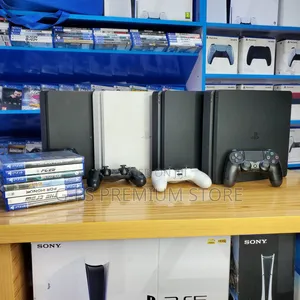 PS4 Slim Europe Used + 5 Games | Warranty