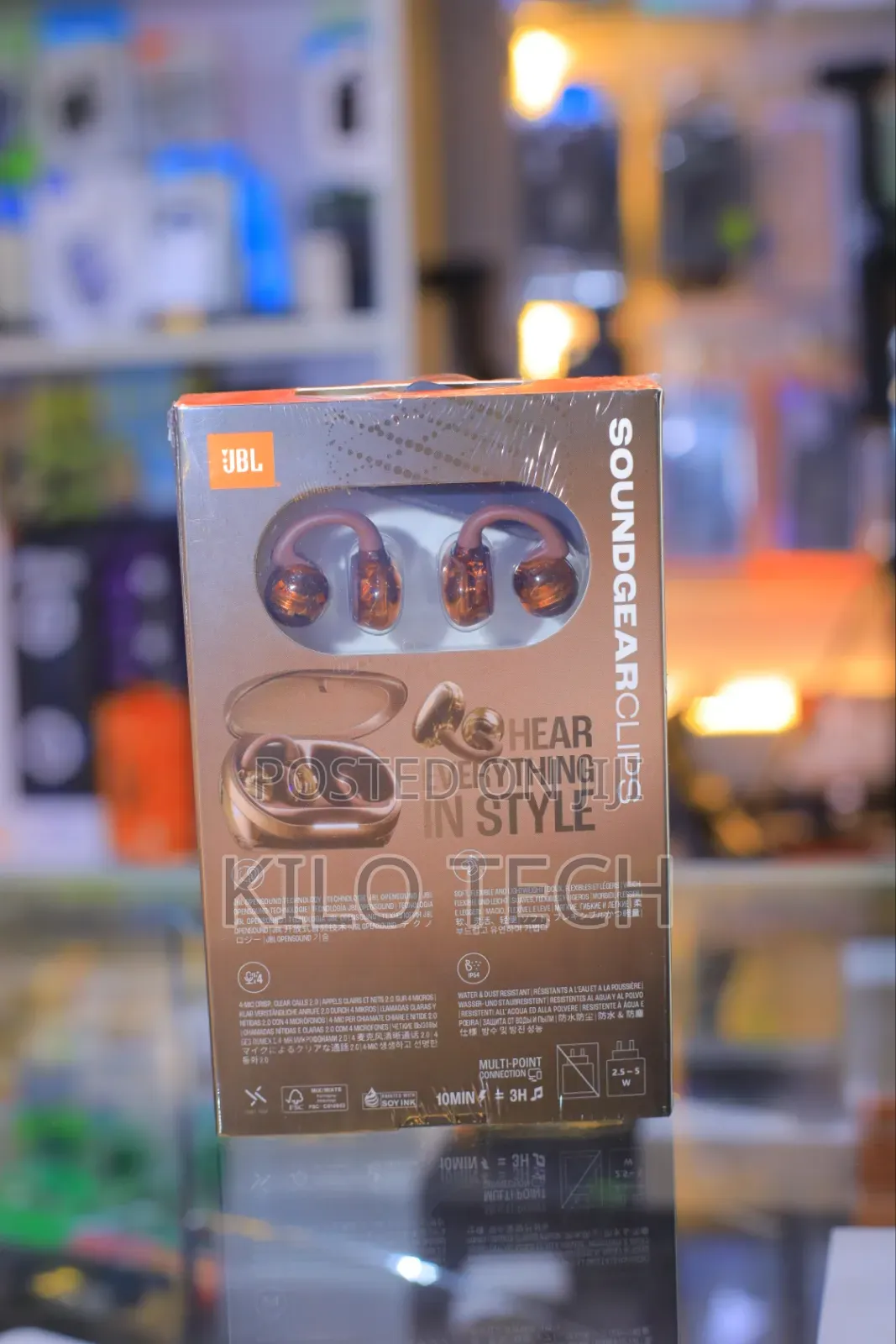 JBL Soundgear Clips Open-Ear Earbuds