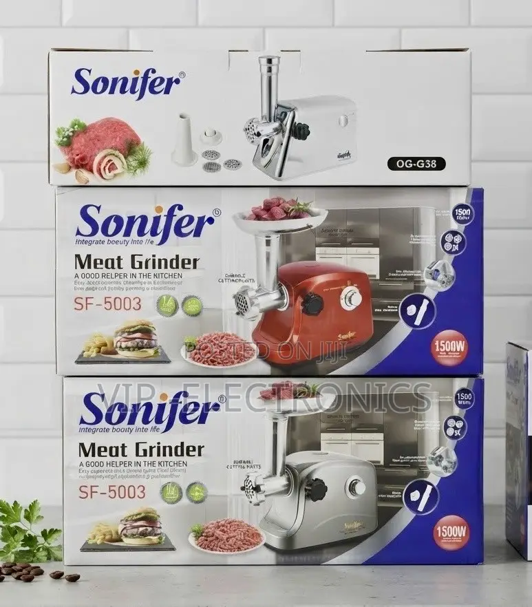Sonifer Meat Grinder 1500W – Powerful Electric Meat Mincer