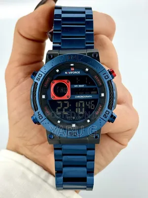 Naviforce
Men Watch Stainless Steel 46mm Silver Blue