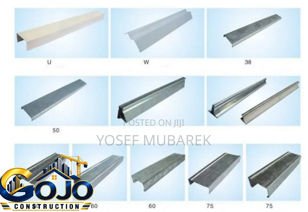 C ChannelL ChannelOmega,Stud Track – ለእያንዳንዱ Gypsum Project የተሟላ ምርጫ