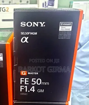 Sony FE 50mm F/1.2 GM Lens (SEL50F12GM) - Brand New