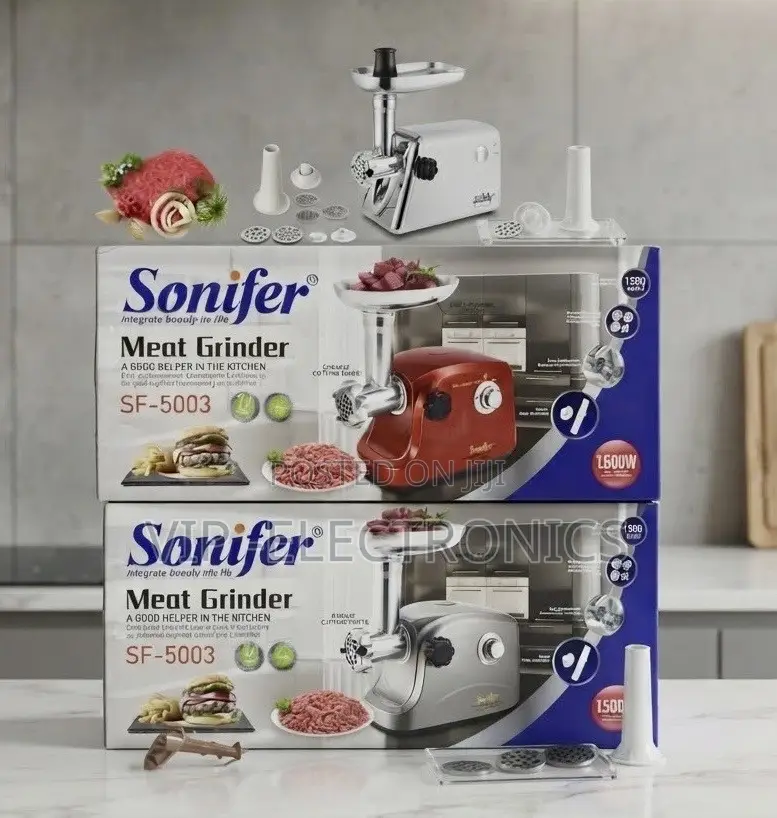 Sonifer Meat Grinding— 1500w Powerful for Your Everyday Kitchen