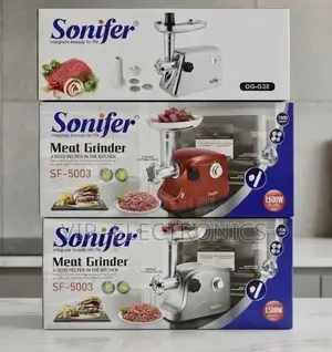 Sonifer Meat Grinding— 1500w Powerful for Your Everyday Kitchen