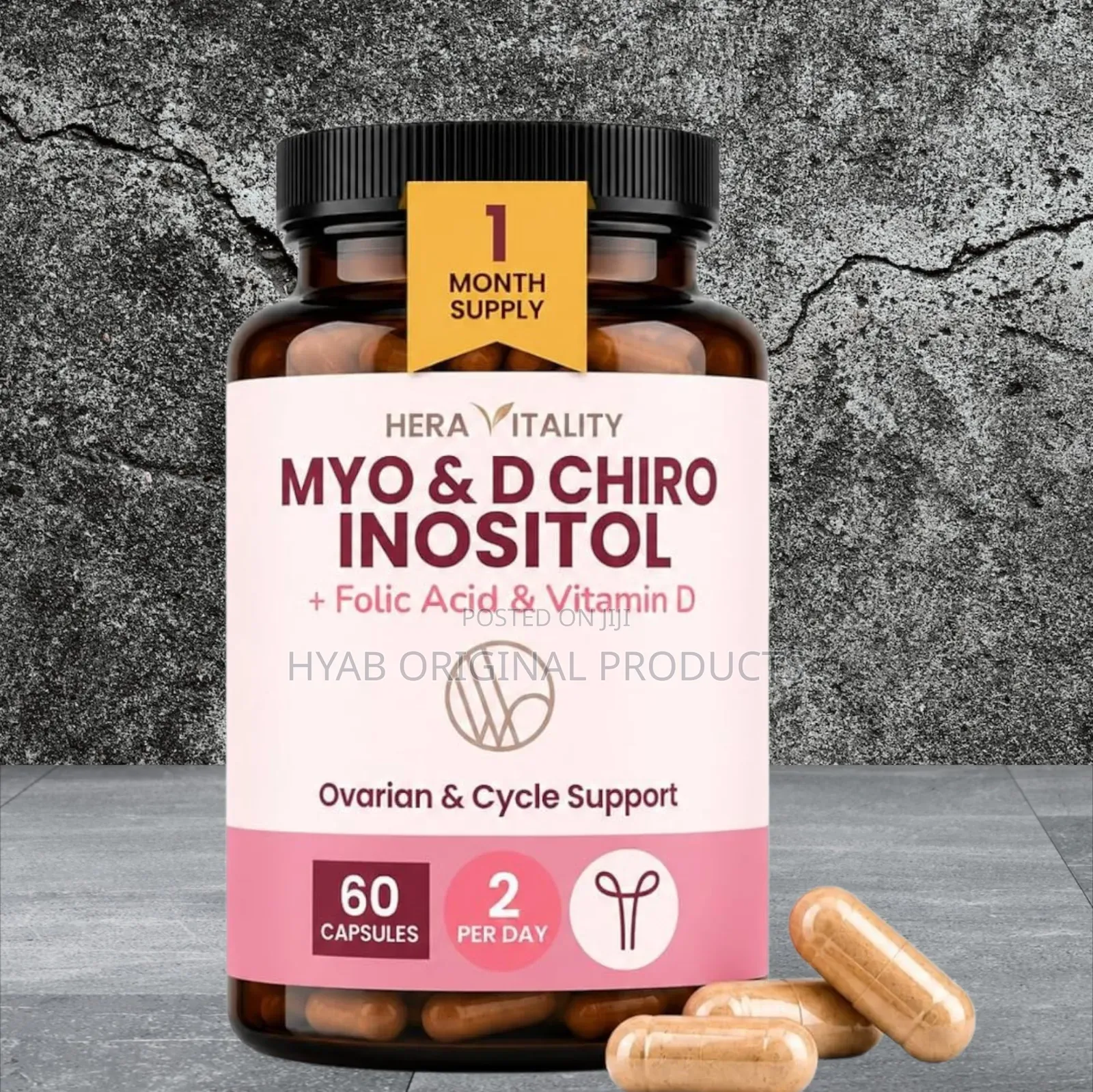 Myo D-Chiro Inositol ( 2000mg + 50mg ) Pcos Hormone Balance 1 Month