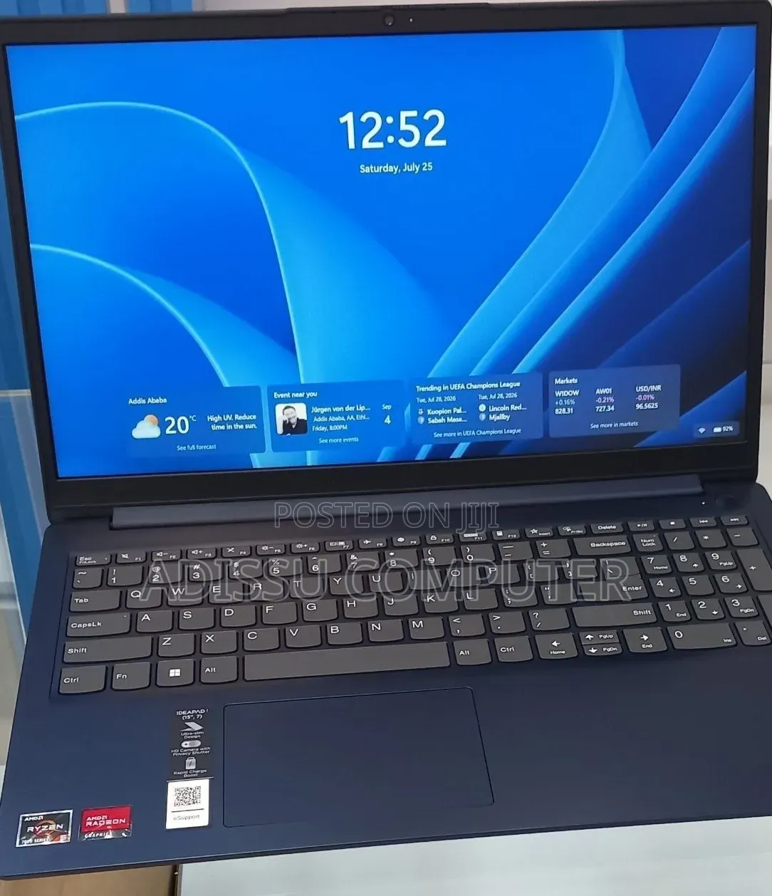 New Laptop Lenovo Ideapad 3 8GB Intel Core i7 SSD 256GB