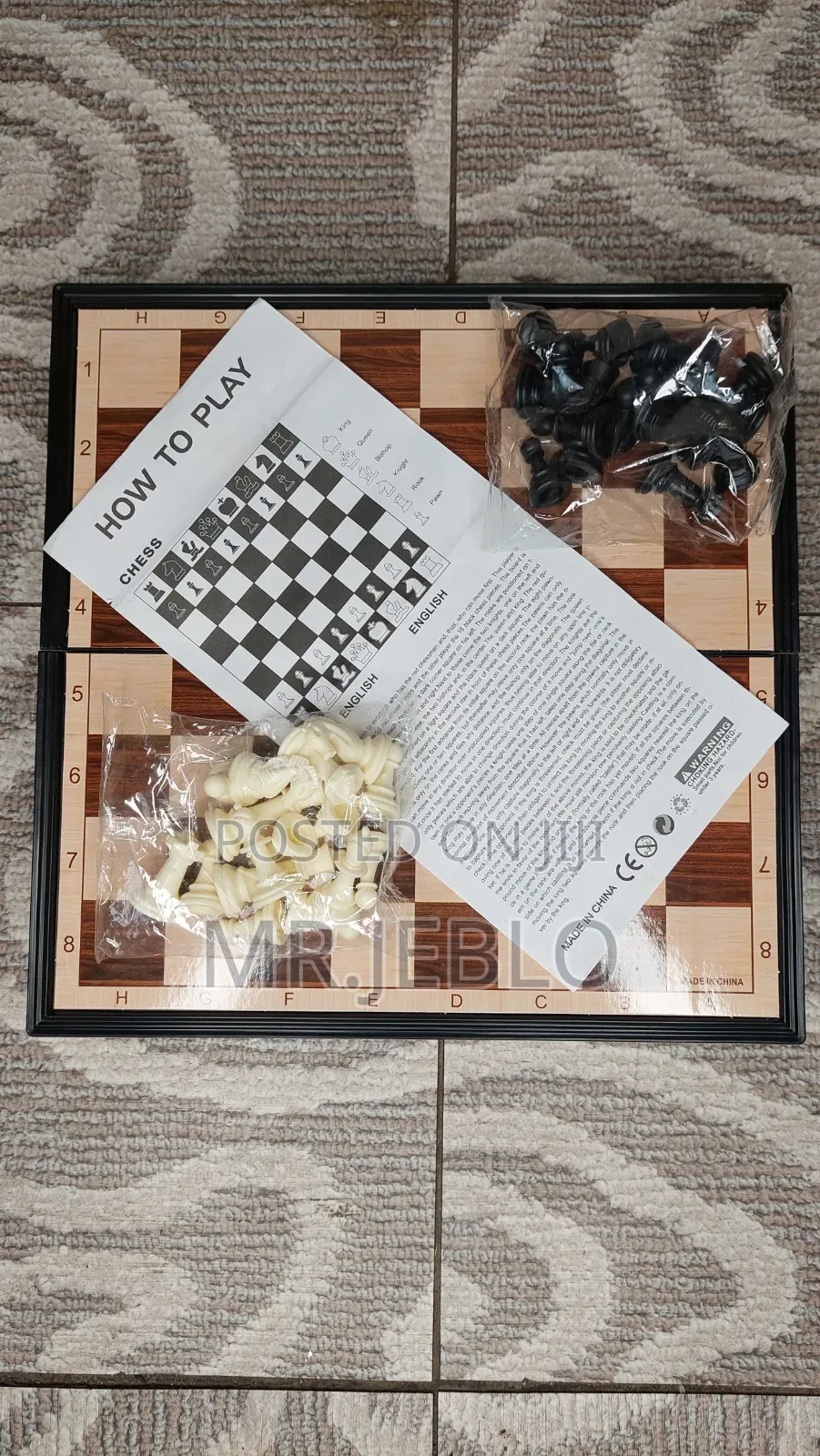 Plastic Chess Board Game