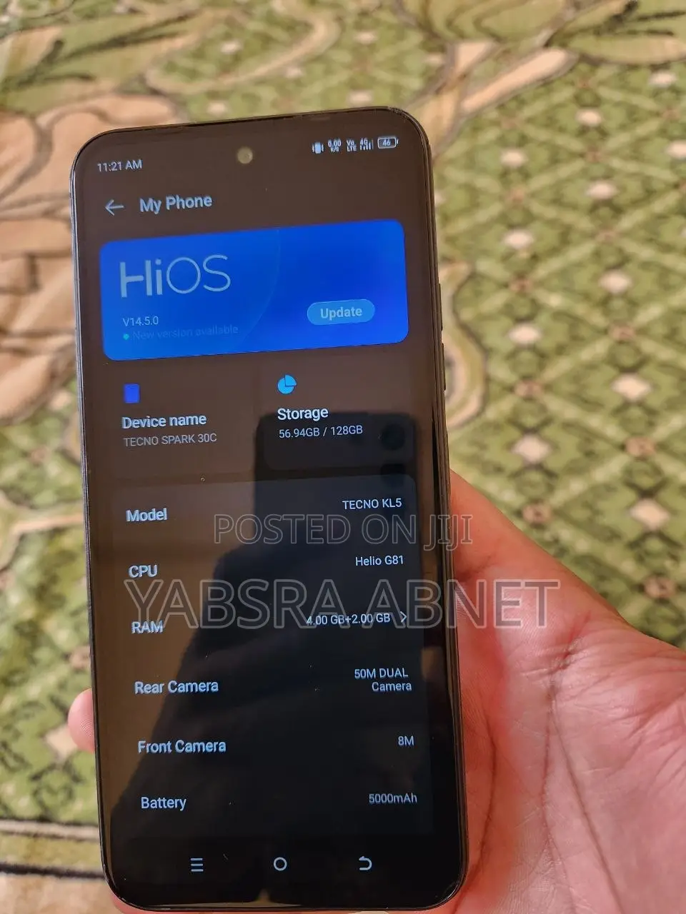 Tecno Spark 30C 128 GB Black