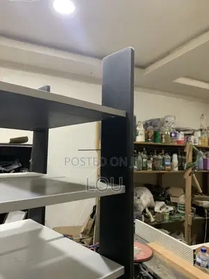 Custom Floating Shoe Rack Display Unit