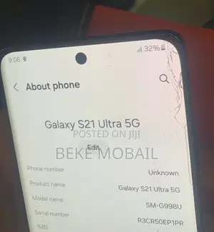 Samsung Galaxy S21 Ultra 5G 256 GB Black