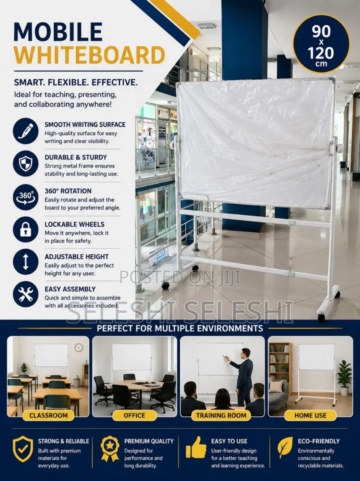 White Board With Stand