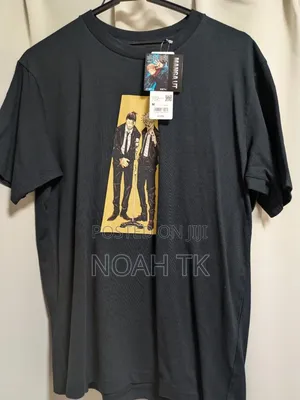 Tshirt Jujutsu Kaisen Black Graphic Anime