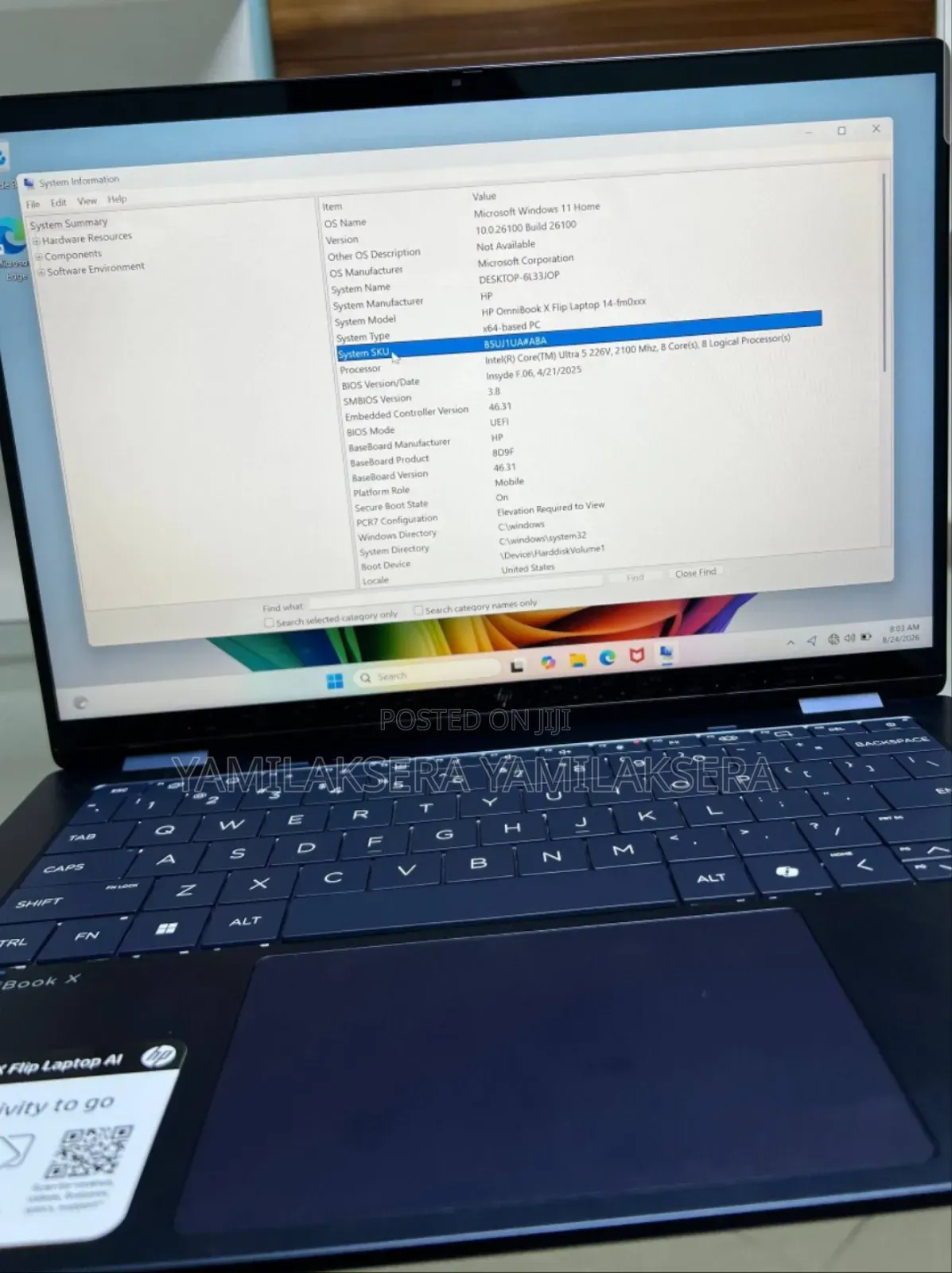 New Laptop HP OmniBook 5 14" 16GB Intel Core Ultra 5 SSD 512GB