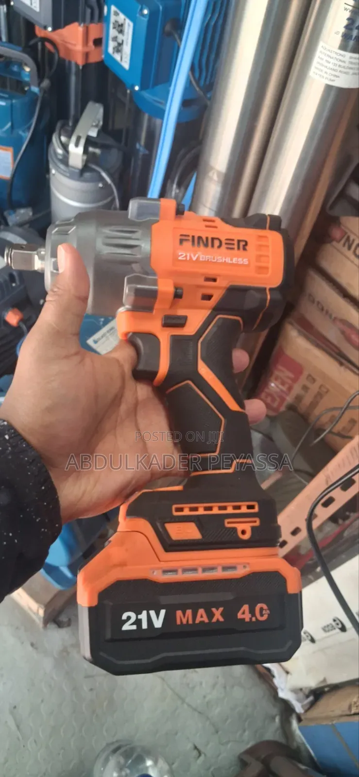 Finder Chargible Impact Wrench 850nm