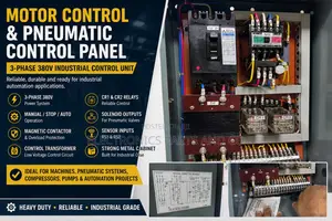 Industrial Motor Control Pneumatic Control Panel