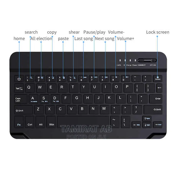 KAKUSIGA Slim_thin Portable Wireless Keyboard