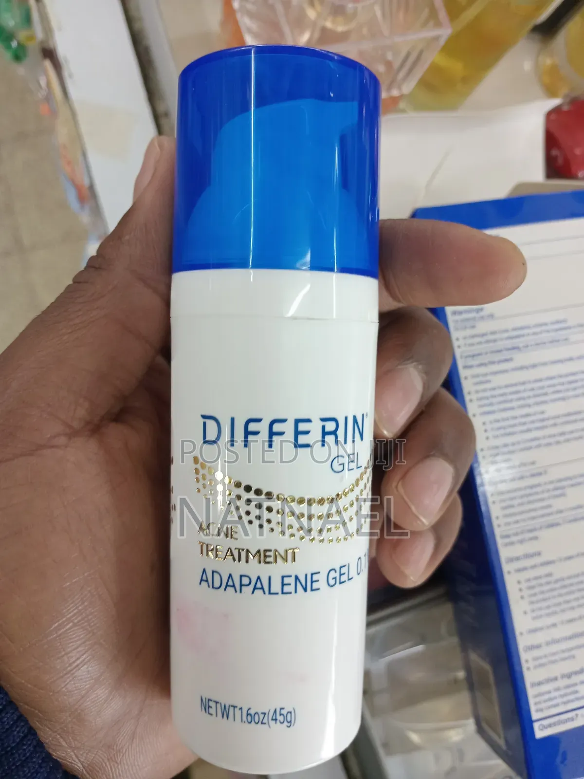 DIFFERIN GEL an Acne Treatment Containing 0.1% Adapalene የብጉር ማጥፊያ