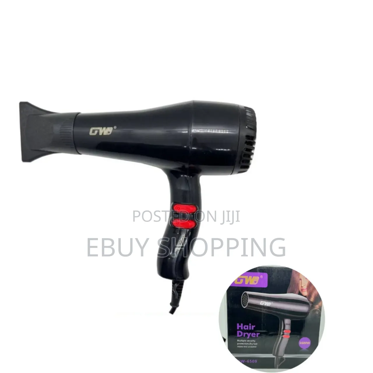 Featuring 1600 Watts of Power Provide Heat and Speed Adjustment