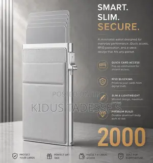 Wallets Smart. Slim. Secure