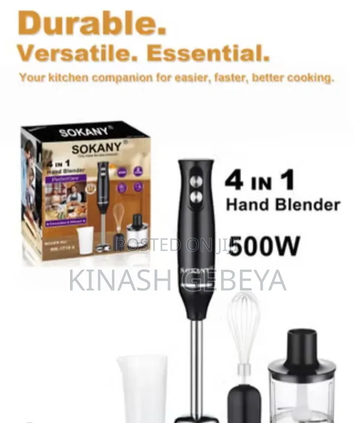 4in1 Sokany High Quality Hand Blender