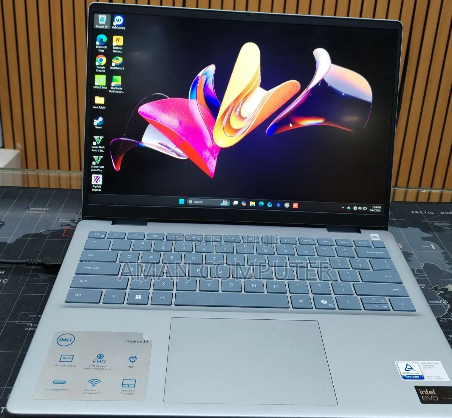 New Laptop Dell Inspiron 14 7440 16GB Intel Core Ultra 7 SSD 1T