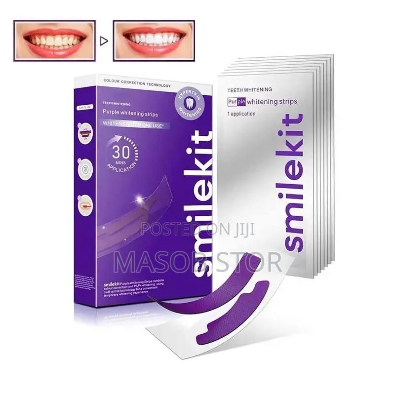 V34 Purple Teeth Whitening Strips