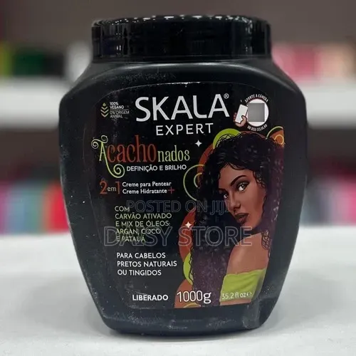 ኦሪጅናል የብራዚል Skala 1000g የፀጉር ክሬም - ለተለያዩ የፀጉር አይነቶች