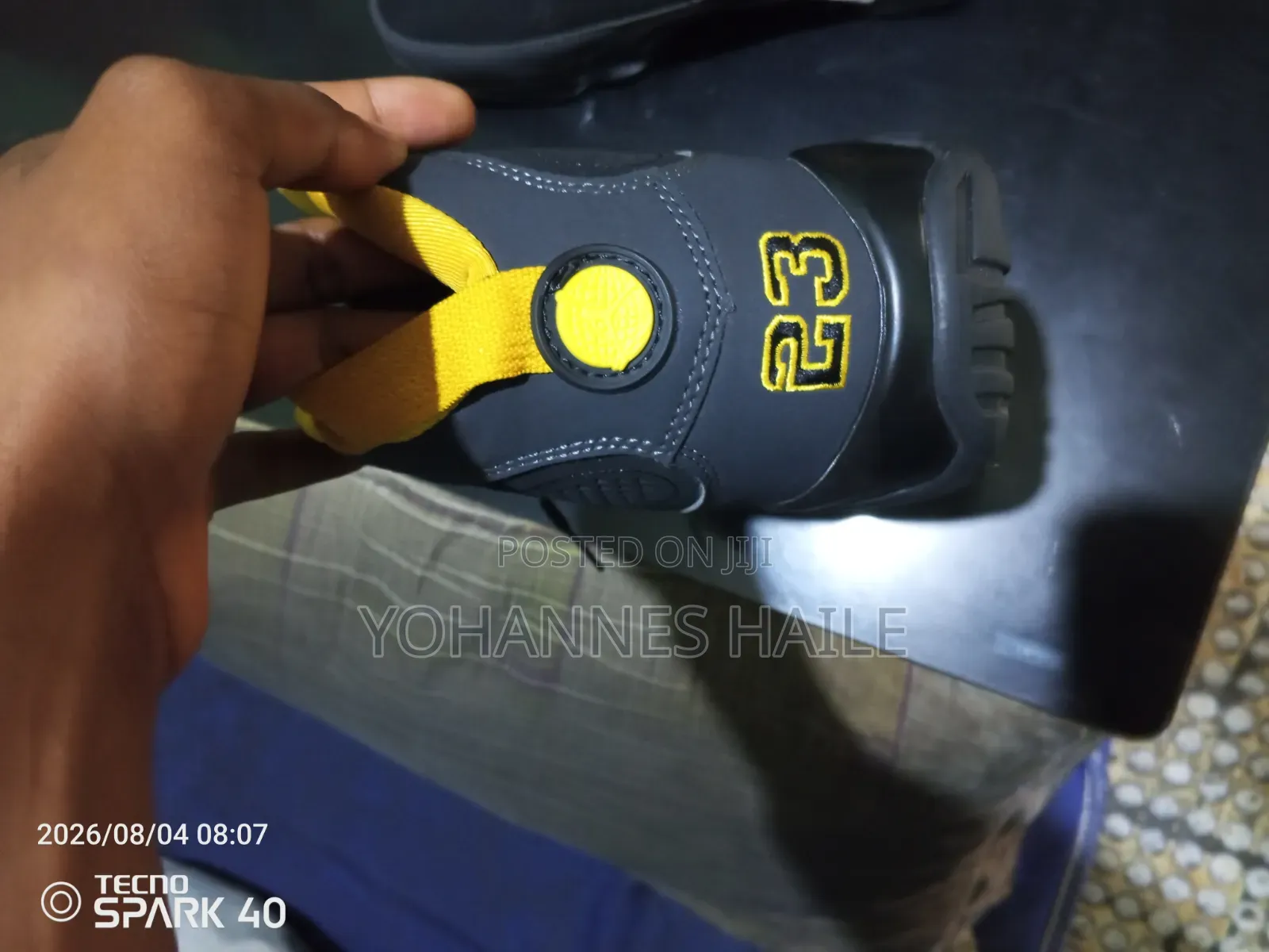 Air Jordan 9 Retro Boots, Yellow Black