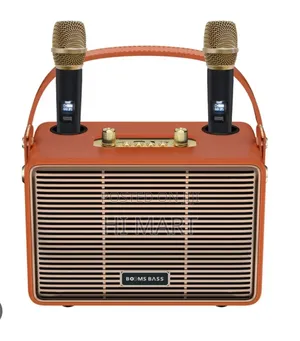 Karaoke High Quality Speaker With Two Microphone