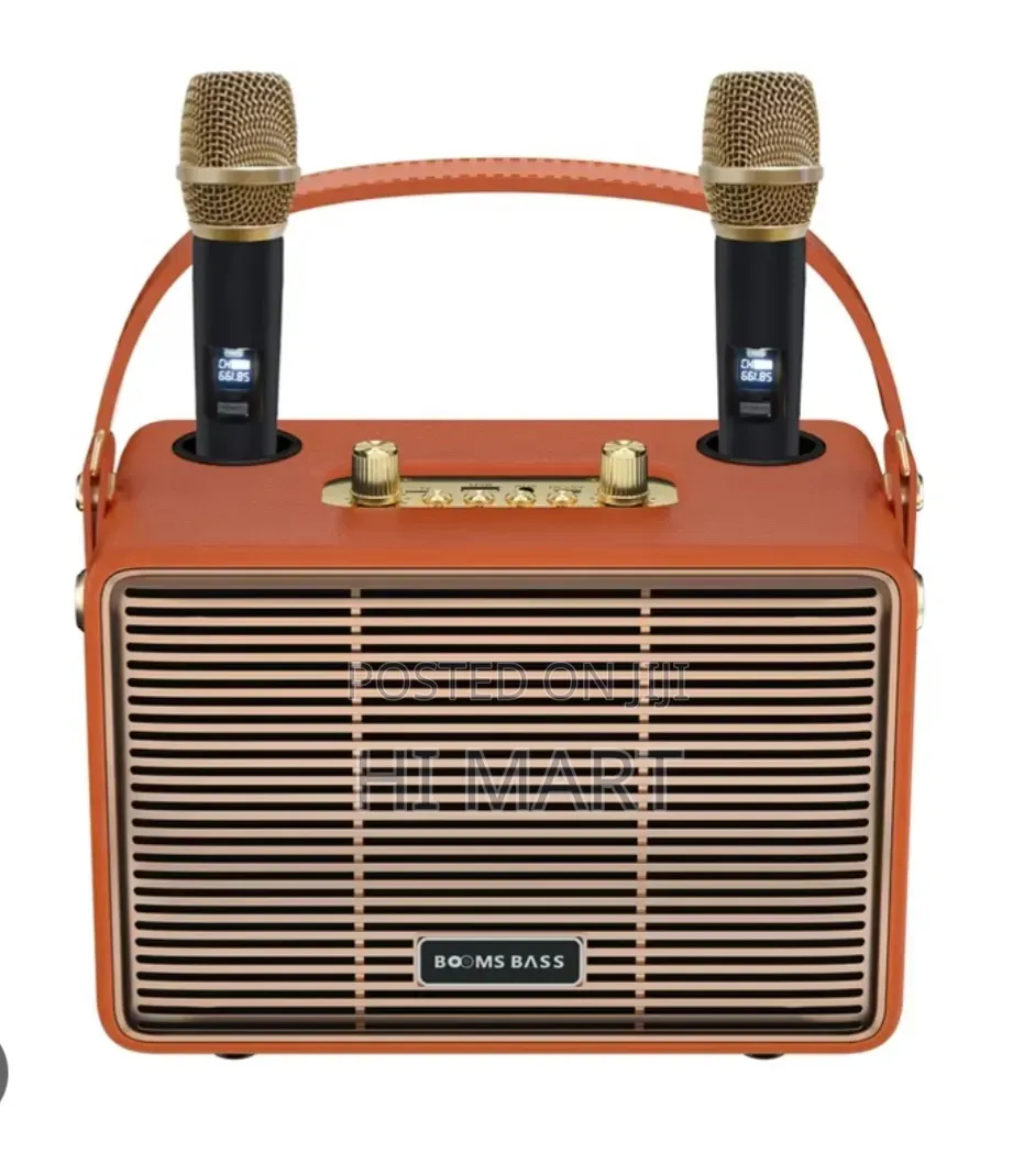 Karaoke High Quality Speaker With Two Microphone