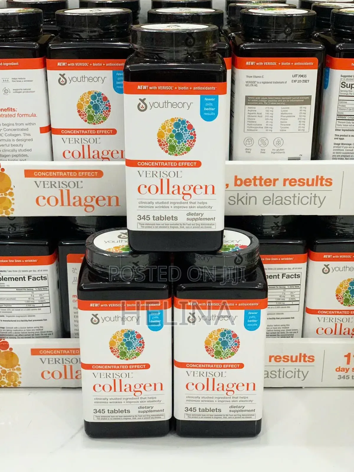Fewer Pills Better Results Collagen 345 Tablets Original From USA