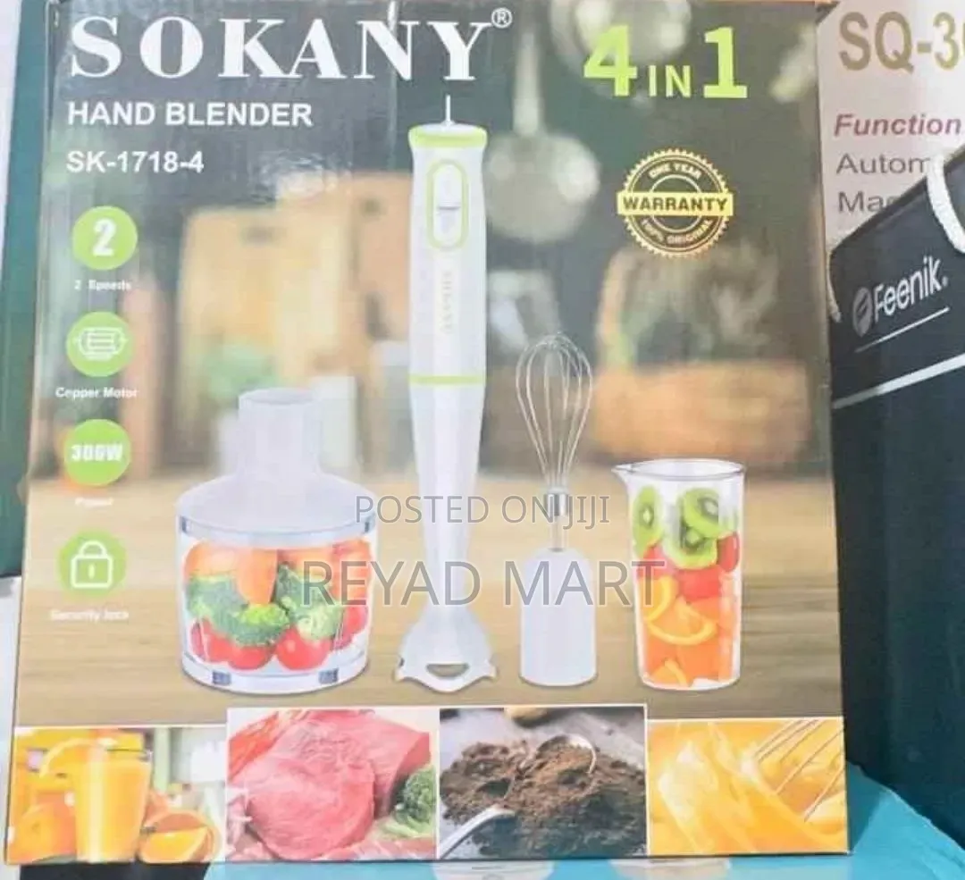 Sokany 4 in 1 Blender (Delivery Service)